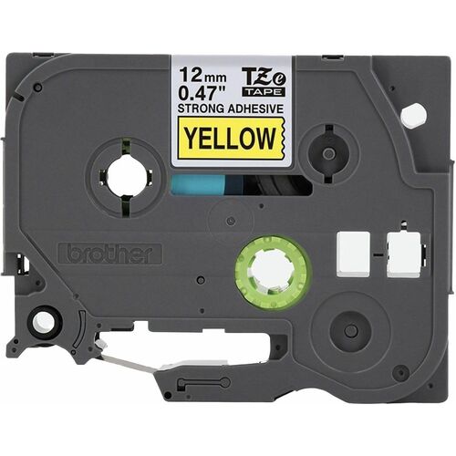 TZE-S631 LAMINATED TAPE 12MM 8M BLACK ON YELLOW EXTRA-STRONG