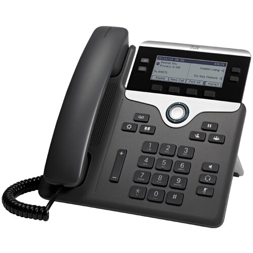 Telefono IP Cisco 7841 - A filo - A filo - Parato montabile - 4 x Linea totale - VoIP - 8,9 cm (3,5") - Unified Communicat
