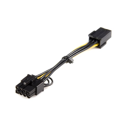 StarTech.com PCI Express 6 Pin auf 8 Pin Adapterkabel - für PCI Express Card - PCI-E / PCI-E - Gelb - 1 Stück
