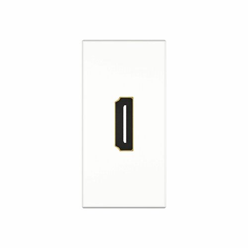KINDERMANN Konnect flex 45 click Frontplatte - 1 x Gesamtzahl Buchse(n) - Plastik - Weiß - 1 x Geladene Buchse(n) - 1 x HD