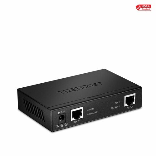 TRENDnet TPE-E110 Network Repeater - New - 10/100/1000Base-T - Wall Mountable