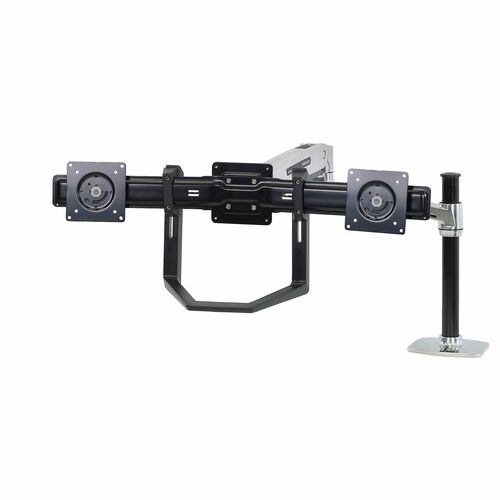 Ergotron Wandhalterung für Monitor, Display, Monitor-Halterung, Montagearm, Workstation - Schwarz - 2 Unterstützte(r) Disp