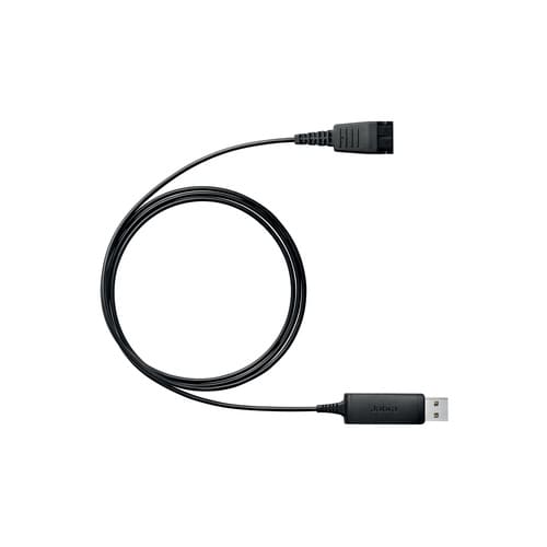 Jabra Link 230 Quick Disconnect/USB Audio Cable - 1 Each - Cable for Audio Device, Headset, Phone - First End: 1 x USB Typ