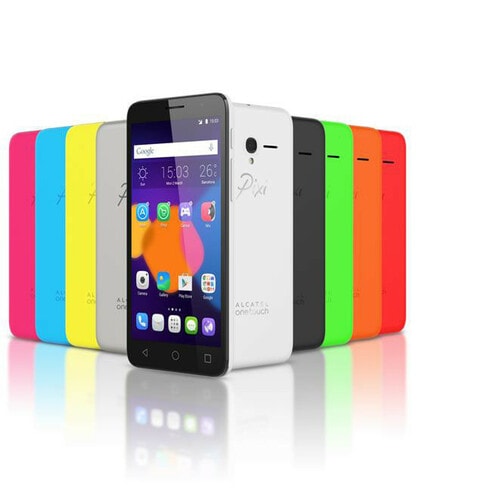 Alcatel Pixi 3 4 GB Smartphone - 10.2 cm (4") LCD WVGA 480 x 800 - Cortex A7Dual-core (2 Core) 1 GHz - 512 MB RAM - Androi