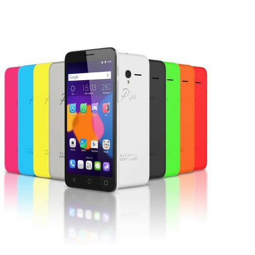 Alcatel Pixi 3 4 GB Smartphone - 10.2 cm (4") LCD WVGA 480 x 800 - Cortex A7Dual-core (2 Core) 1 GHz - 512 MB RAM - Androi