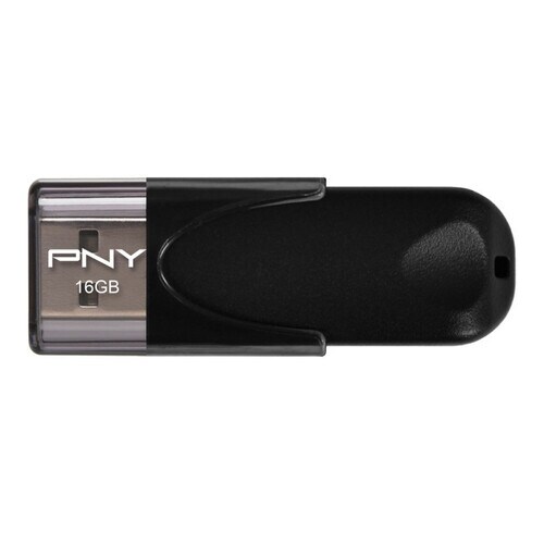 PNY Attaché 4 2.0 16 GB USB 2.0 Flash-Laufwerk - Schwarz - 2 Jahr(e) Garantie