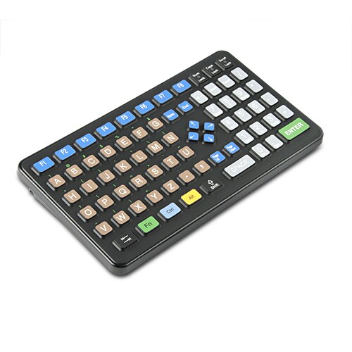 Datalogic 95ACC1331 Keyboard - Cable Connectivity - ABCDEF Layout - Black - Handheld
