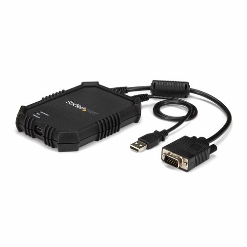 StarTech.com Laptop to Server KVM Console, Rugged USB Crash Cart Adapter with File Transfer and Video Capture, TAA - Turn 