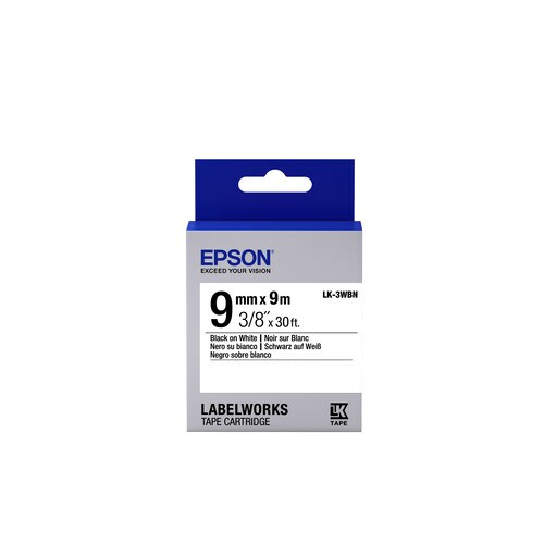 Epson Label Tape - 9 mm Width - White