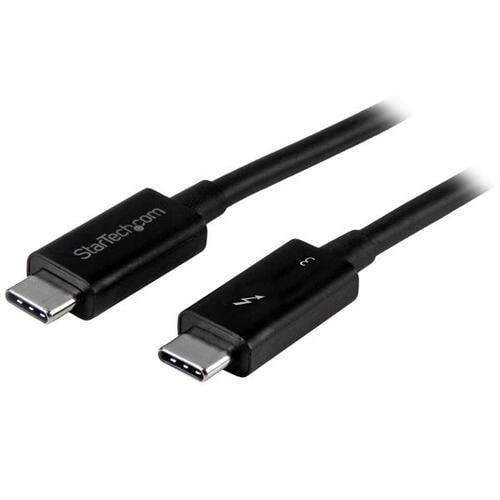 StarTech.com 50cm (1.6ft) Thunderbolt 3 Cable, 40Gbps, 100W PD, 4K/5K Video, Thunderbolt-Certified, Compatible w/ TB4/USB 