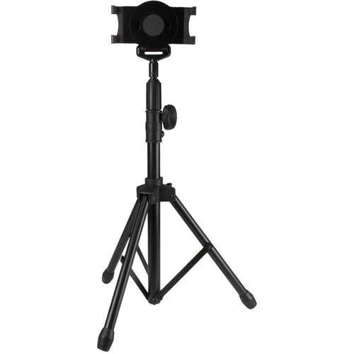 StarTech.com Tablet Floor Stand - Tripod Stand - 7in to 11in Tablets - with Carrying Bag - Height Adjustable - iPad Stand 