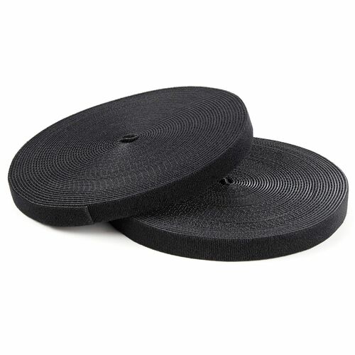 StarTech.com 30,5 m Klettbandrolle, Wiederverwendbare Zuschneidbare Klettkabelbinder, Industrielle Klettverschluss Rolle, 