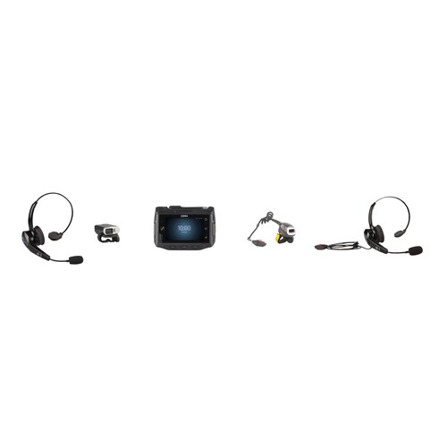 Zebra Kabel Kopfbügel, Nackenbügel Mono Headset - Schwarz - Monaural - Ohraufliegend - 300 Hz bis 6 kHz Frequenzgang - Ger