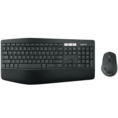 Logitech MK850 Keyboard & Mouse - QWERTY - Danish, Swedish, Norwegian, Finnish - USB Wireless Bluetooth/RF - Keyboard/Keyp