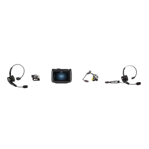 Zebra Wired Over-the-head, Behind-the-neck Mono Headset - Black - Monaural - Supra-aural - 300 Hz to 6 kHz - Noise Canceli