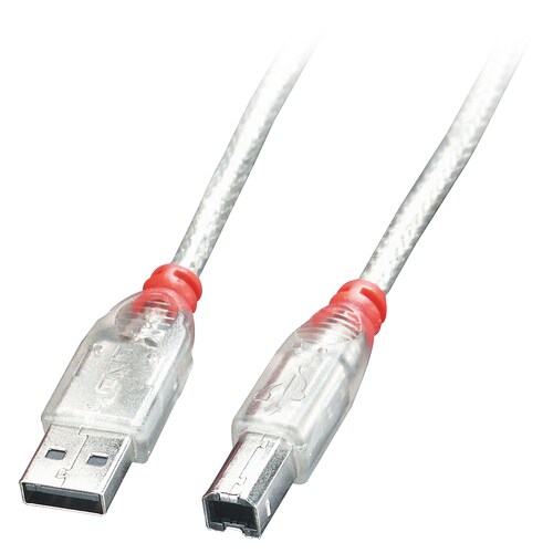 LINDY 5 m USB Datentransferkabel - Erster Anschluss: Anschluss 1: USB A, Stecker - Zweiter Anschluss: 1 x USB 2.0 Type B -