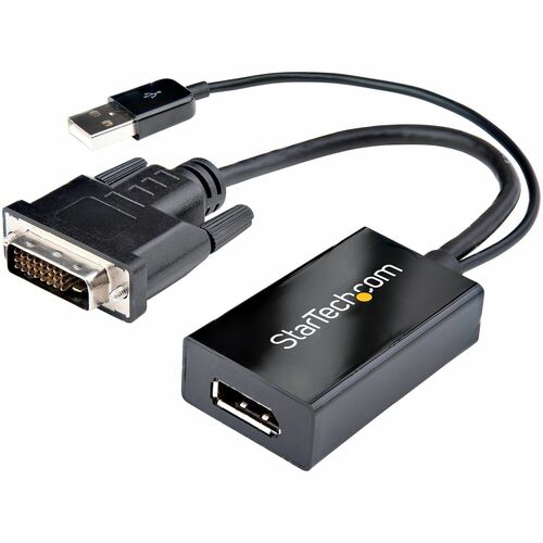 ADAPTADOR DVI A DISPLAYPORT ALIMENTACION USB CONVERSOR