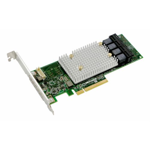 Adaptec SmartRAID 3154-16i, 12 Gb/s, SAS/SATA, PCIe Gen3.0 x8, 4Gb DRAM, 16 interne Ports, 4 (x4) SFF-8643