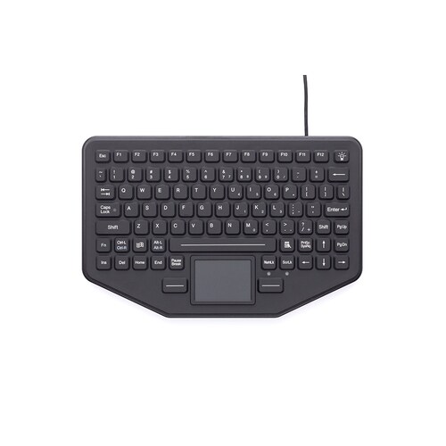 Clavier Gamber-Johnson SkinnyBoard - Pavé tactile - Caoutchouc Siliconé Pavé Numérique