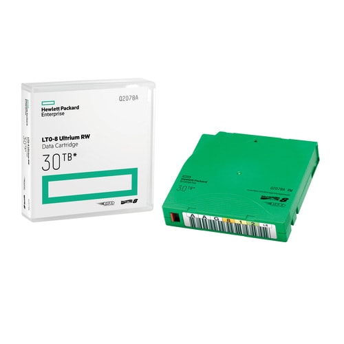 Cartouche de données HPE LTO-8 - Reinscriptible - Étiquetées20 Pack - 12 To (Natif) / 30 To (compressé) - 960 m Longueur d