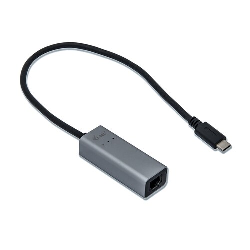 i-tec Gigabit Ethernet Card for Computer, Notebook, Tablet - 10/100/1000Base-T - Portable - Space Gray - USB 3.1 Type C - 