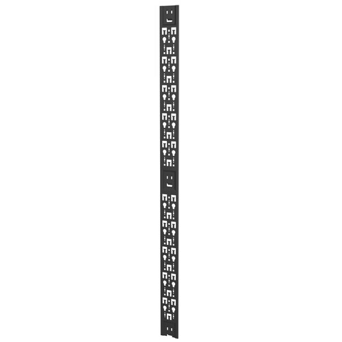 VERTIV Kabelführung - Schwarz - 2 Pack Paket - Kabelmanagement-Panel - 42U Rack Height - Metall