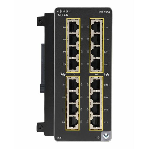 Cisco Catalyst Expansion Module - 16 x RJ-45 1000Base-T LAN - For Data Networking - Twisted PairGigabit Ethernet - 1000Base-T