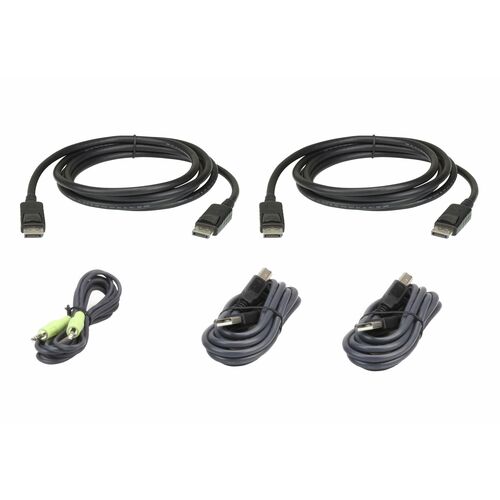 CABLE KIT DUAL DISPLAYPORT 1.2 /USB/SP