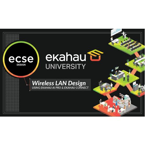 Ekahau ECSE Design Class In Person - CLASS Technology Training Course - Up to 12 Student - 4 Day Duration - Instructor-led