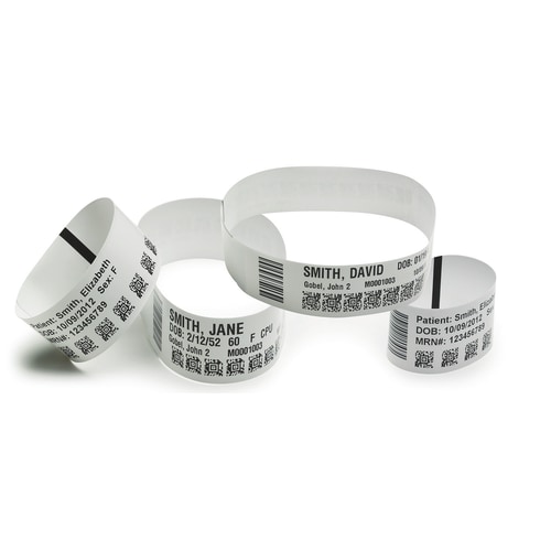 Zebra Z-Band UltraSoft Medical Label - Rectangle - Direct Thermal - Blue - Synthetic - 1 / Box
