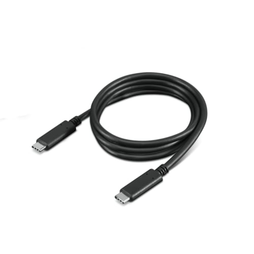 Lenovo 1 m USB Data Transfer Cable for Notebook, Monitor - First End: 1 x USB Type C - Male - Second End: 1 x USB Type C -