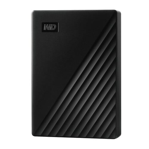 WD My Passport WDBYVG0020BBK-WESN 2 TB Portable Hard Drive - External - Black - Computer Device Supported - USB 3.2 (Gen 1