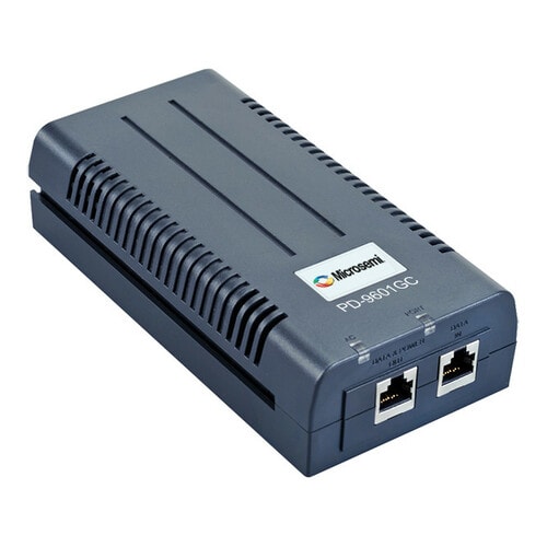Microchip PD-9601GC PoE -Injektor - 120 V AC, 230 V AC Eingang - 1 x Gigabit Ethernet Eingangsport(s) - 1 x Gigabit Ethern