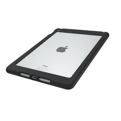 Compulocks Rugged Edge Case for iPad 10.2" / iPad Air 10.5" Black - Rubberized band makes it easy to grip and prevents the