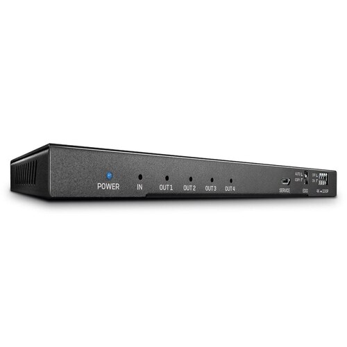 LINDY Signalverteiler - Metall - 4096 x 2160 - 1 x HDMI Ein - 4 x HDMI Aus