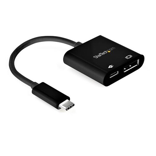 StarTech.com USB C to DisplayPort Adapter with 60W Power Delivery Pass-Through - 8K/4K USB Type-C to DP 1.4 Video Converte
