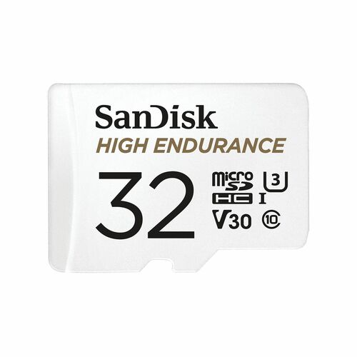 SanDisk High Endurance 32 GB Class 10/UHS-I (U3) microSDHC - 100 MB/s Read - 40 MB/s Write