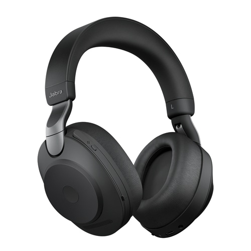 Jabra Evolve2 85 Link380 USB-C MS Stereo Headset inkl. Ladestation - Schwarz - Kabellos - Ohrumschließend - Bluetooth