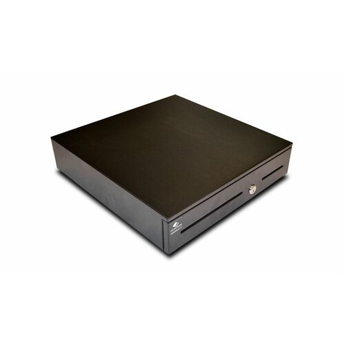 apg Soma ECD410 Cash Drawer - EUR 4 Bill - 8 Coin - 2 Media Slot - Steel - Black - 103 mm Height x 410 mm Width x 420 mm D