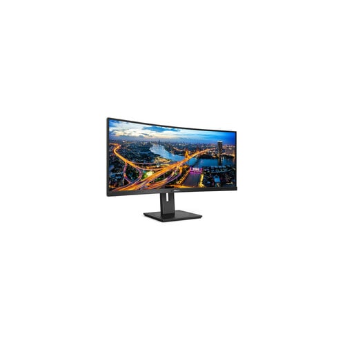 Philips 345B1C 34" (86.4 cm) Class Curved Screen Gaming LCD Monitor - 21:9 - Black - 34" (86.4 cm) Viewable - Vertical Ali