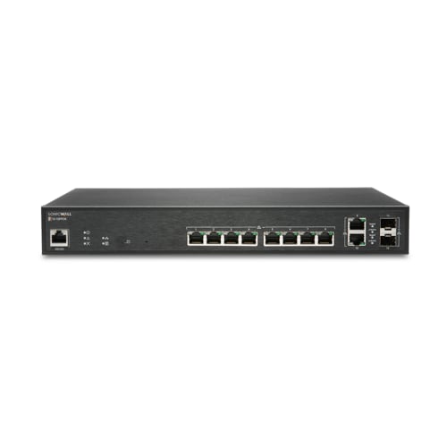 SonicWall SWS12-10FPOE 10 Ports Manageable Ethernet Switch - Gigabit Ethernet - 1000Base-T, 1000Base-X - 2 Layer Supported