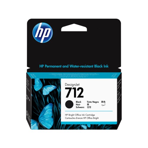 Cartuccia inchiostro Originale HP 712 Ad inchiostro - Nero - 1 Confezione