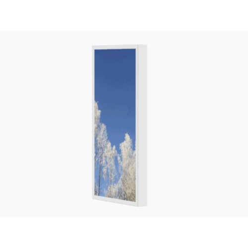Wall Casing Protect 32", Portrait Polycarbonate protection  -White