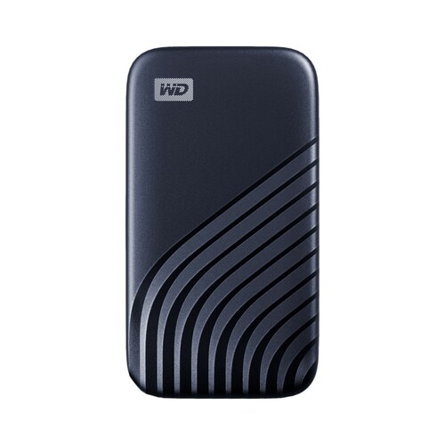 WD My Passport WDBAGF0010BBL-WESN 1 TB Portable Solid State Drive - External - Midnight Blue - Desktop PC Device Supported