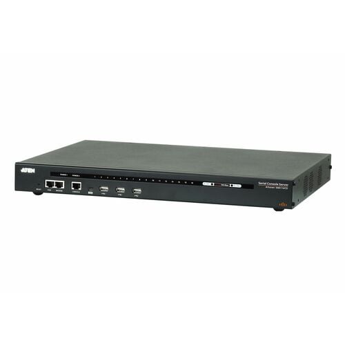16-PORT SERIAL CONSOLE SERVER W/DUAL POW