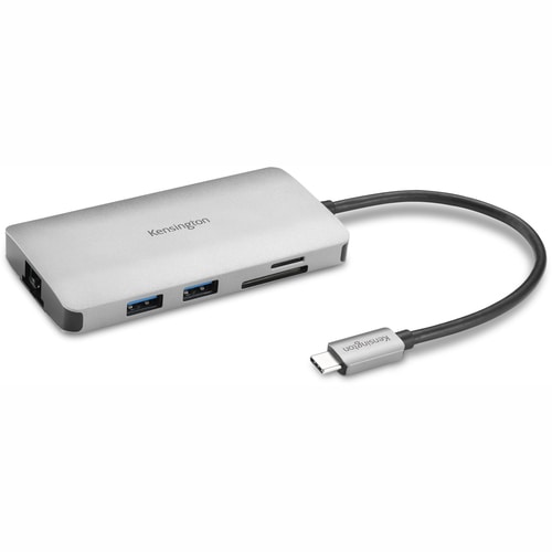 Kensington UH1400P USB Type C Docking Station for Monitor, Projector - Charging Capability - Memory Card Reader - SD - 100