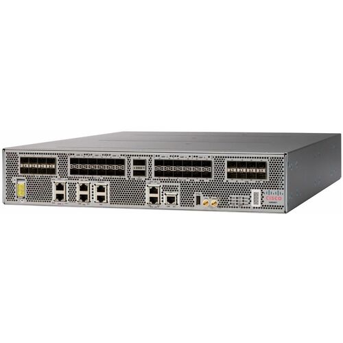Cisco ASR 9000 ASR 9901 Router - Recondicionado - 42 Portas - Porta de gestão - 42 - Ethernet de 100 Gigabits - 2U - Montá