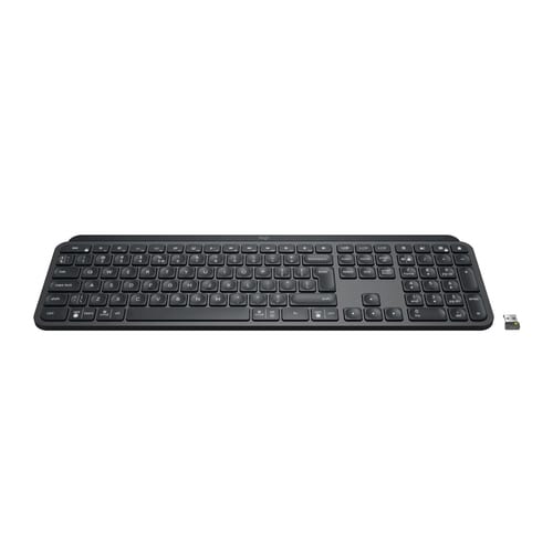 Logitech MX Keys for Business Keyboard - Wireless Connectivity - USB Type A Interface - Norwegian, Danish, Swedish, Finnis