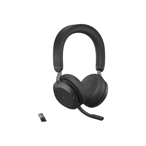 Jabra Evolve2 75, Link380/390a (USB-A) MS Teams Stereo - Black