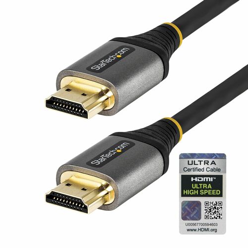 StarTech.com 10ft/3m HDMI 2.1 Cable, Certified Ultra High Speed HDMI Cable 48Gbps, 8K 60Hz/4K 120Hz HDR10+, 8K HDMI Cable,